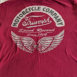 Triumph Women's Maroon Graphic Tee